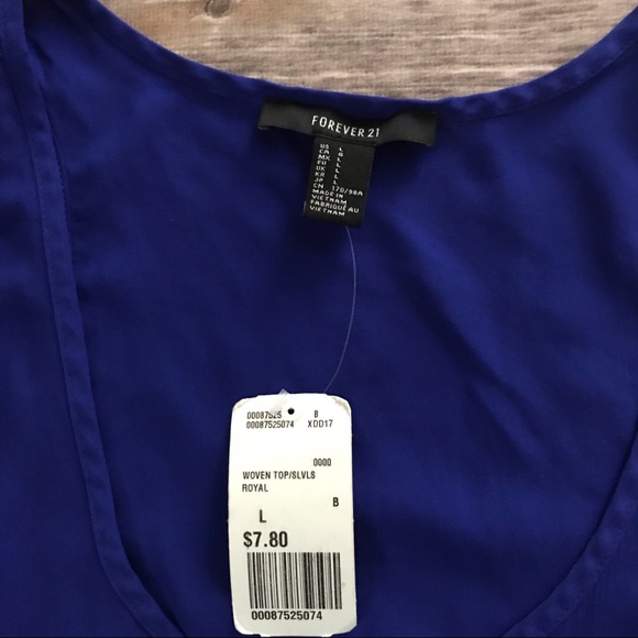 NWT Blue Top - Picture 2 of 6